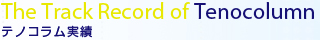 テノコラム実績